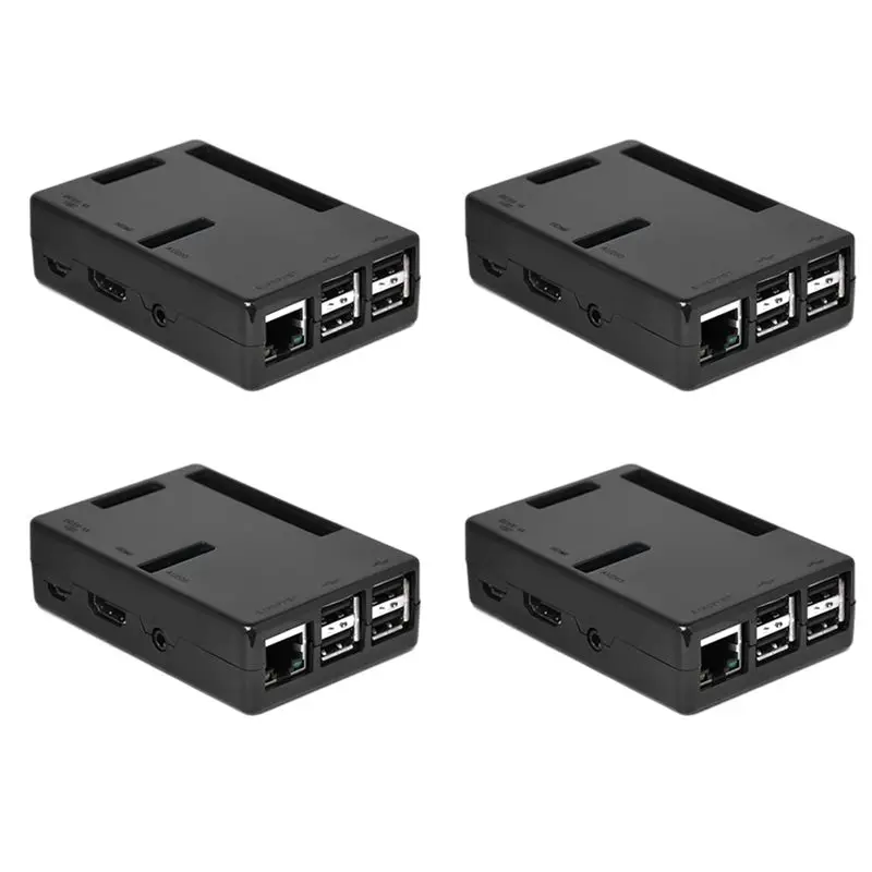 

Изысканный чехол Exquisite-4X для Raspberry Pi 3 Model B, защитный чехол для Raspberry Pi 3 Model B (черный) (НЕ входит в комплект)