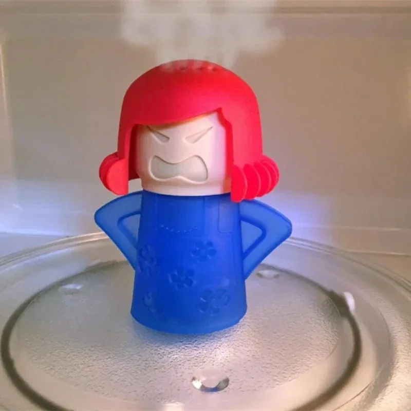 1pcs Angry Mom Microwave Cleaner