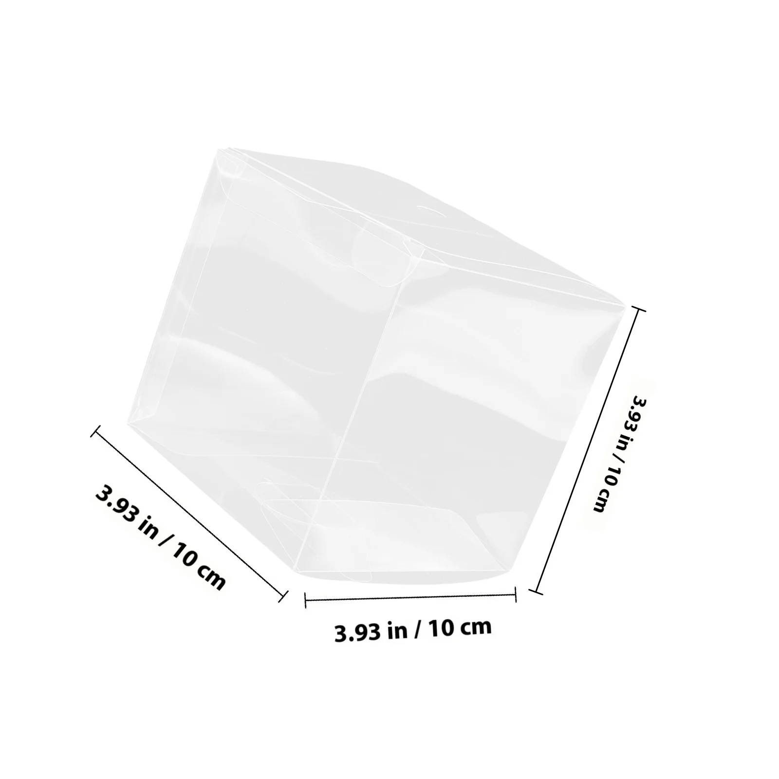 مجموعة واحدة من علب هدايا حلوى التفاح الشفافة، علبة تغليف شفافة للوجبات الخفيفة من الشوكولاتة، شفافة متعددة الأغراض #5