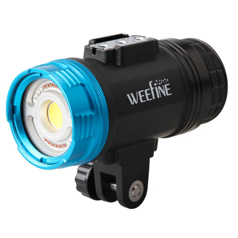 

WEEFINE WF081 Smart Focus 7000 new Scuba diving video light 7000 lumen flashlight for underwater camera case