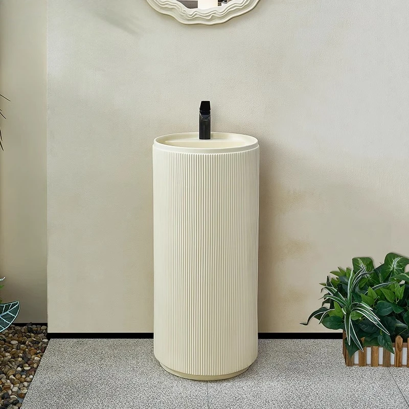 Column basin Column type washbasin Cylinder wash basin Vertical integrated small Floor type basin