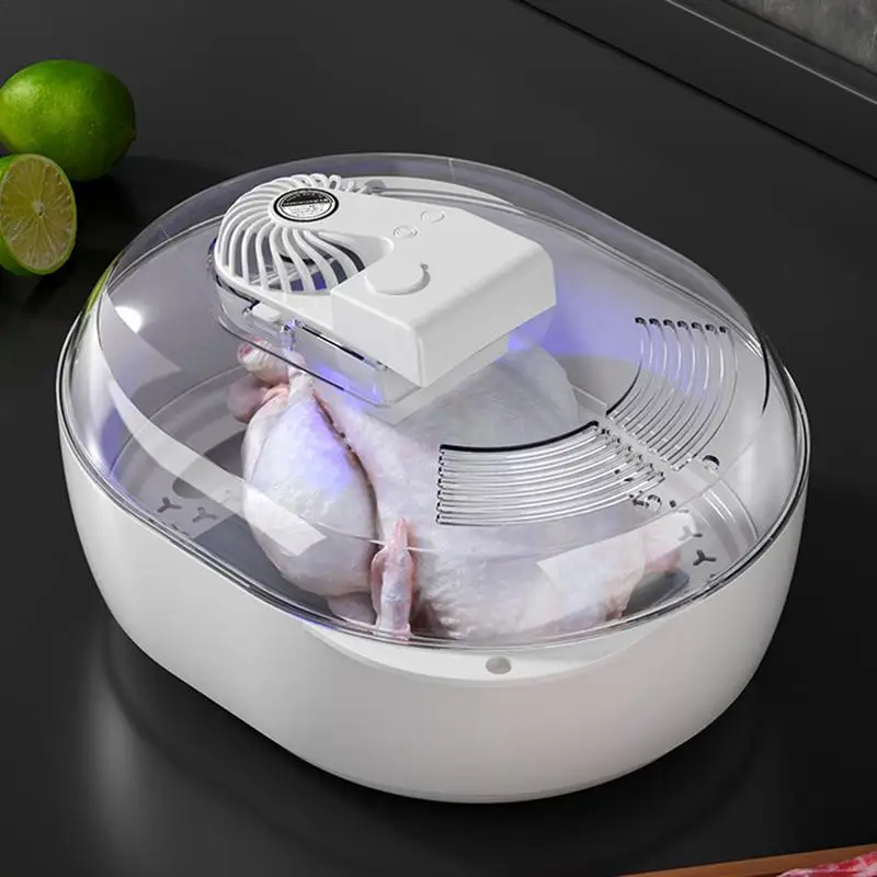 Smart Quick Thaw Machine 6 in 1 Frozen Meat Defrosting Plate Fresh-Keeping UV Sanitizing Box Meat Defroster for Fish Beef