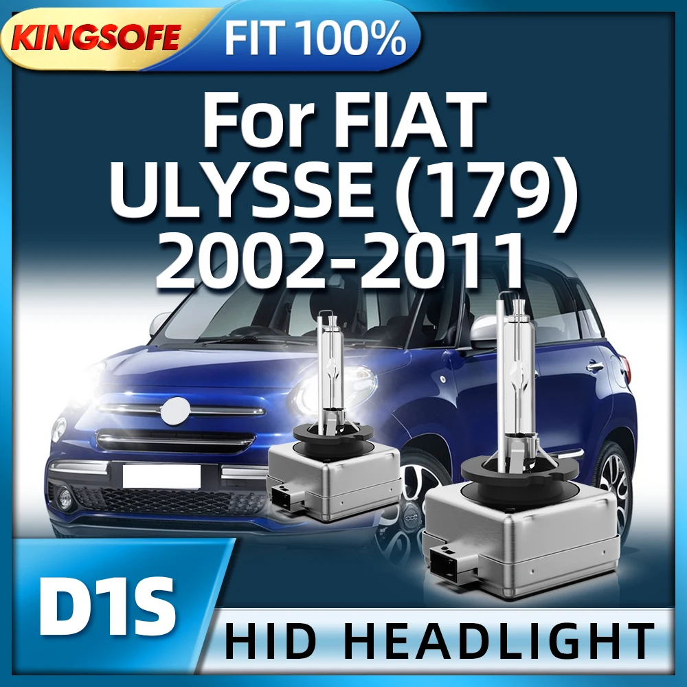 

KINGSOFE 2PCS 35W D1S HID Bulb 6000K Xenon Car Headlight For FIAT ULYSSE (179) 2002 2003 2004 2005 2006 2007 2008 2009 2010 2011