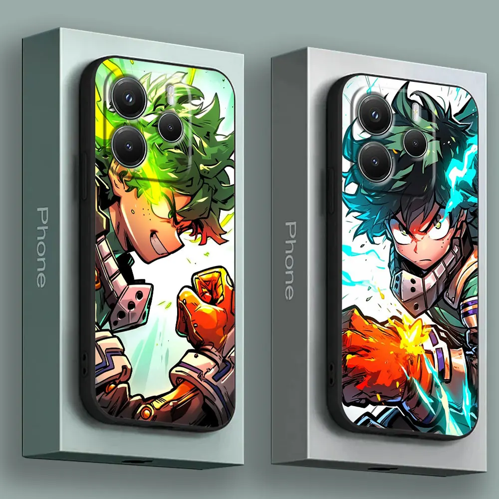 

My Hero Academia Anime Phone Case for Xiaomi Redmi 14C 12C 10C 13C 4G Redmi Note 14 13 12 11 10 9 Pro Plus 5G 12S 11S Soft Cover