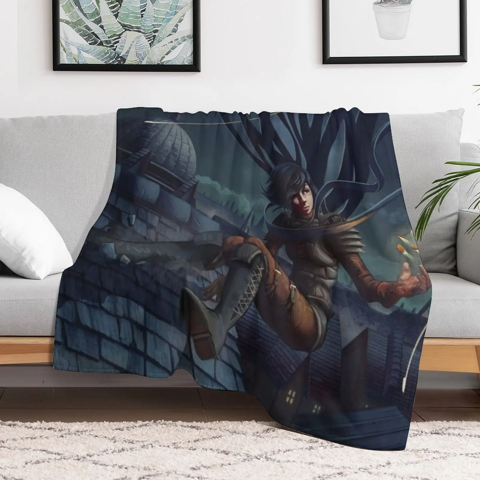 Mistborn Novel Series by Brandon Sanderson - Graphical Character Art 5 Throw Blanket Luxury Brand Multi-Purpose Thins Blankets