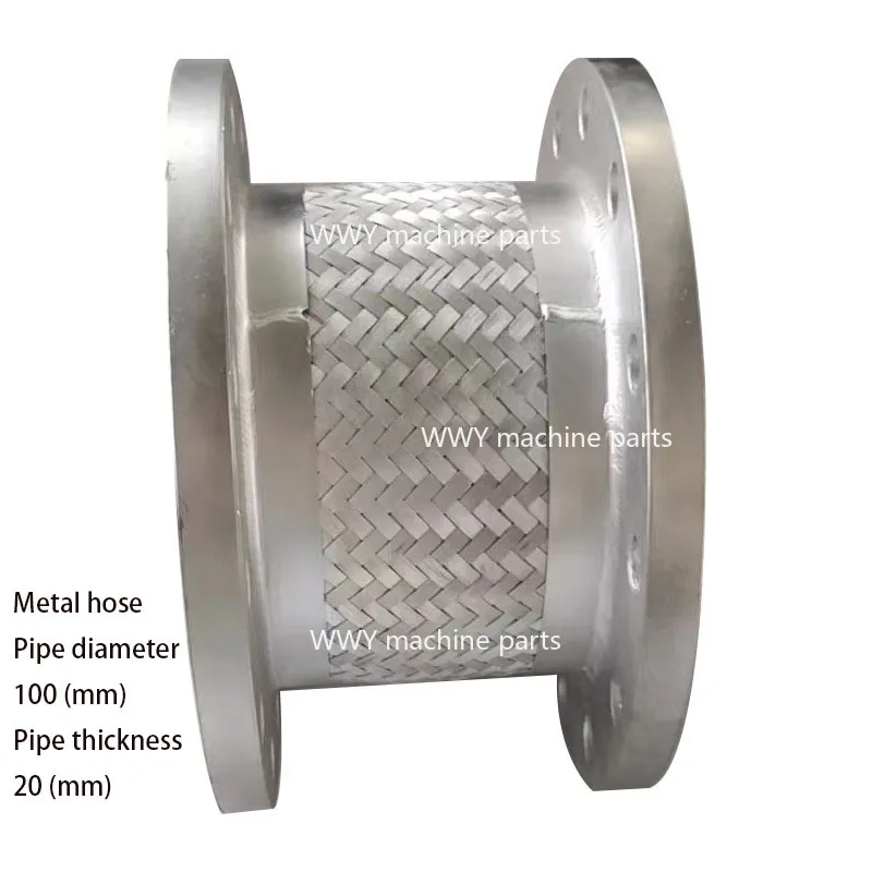 Corrosion Resistant Stainless Steel Flexible Metal Hose, Industrial Pipeline Connecting Flexible Tubing Accessories