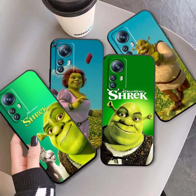 

Movie Anime Shreks Art For Xiaomi Mi 15 14 13 13T 12 12T 12S 11 11i 11T Pro Ultra Lite 5G Black Soft Cover Phone Case