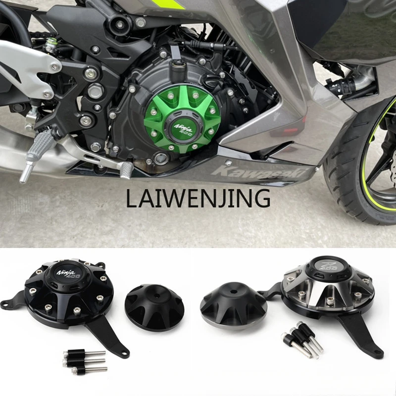 

HLZ Suitable for Kawasaki Ninja 400 NINJA400 Z400 Modified Engine Side Cover Anti-drop Protective Cover