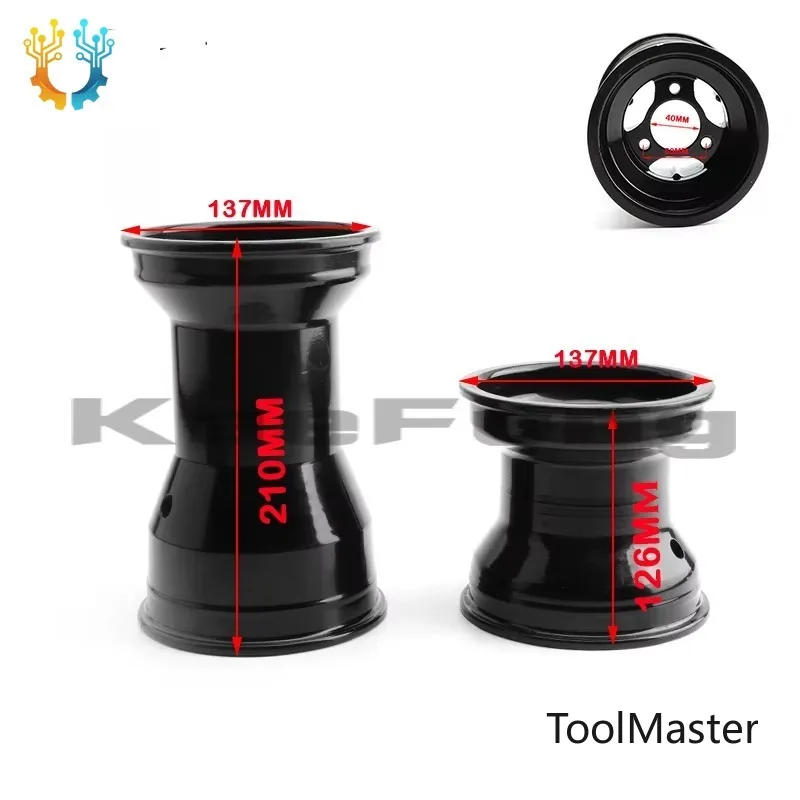 【2026】GO KART Wheel Front 10X4.50-5 Rear 11X7.10-5 Inch Aluminum Alloy Wheel Rim Hub KARTING ATV UTV Buggy Wheel Hub Rim Accesso