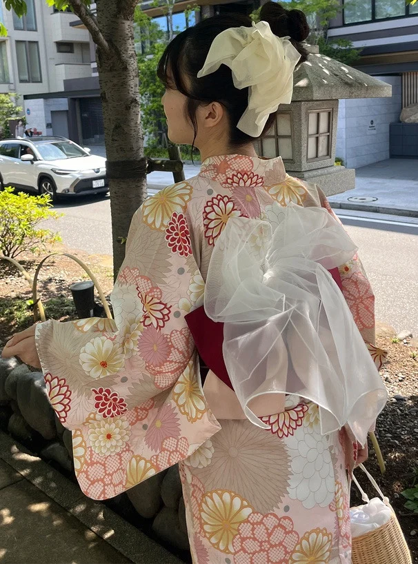 Summer Festival Traditional Kimono Polyester Two-Piece Separate Fireworks Conference Bathrobe New And Authentic Women's Clothing