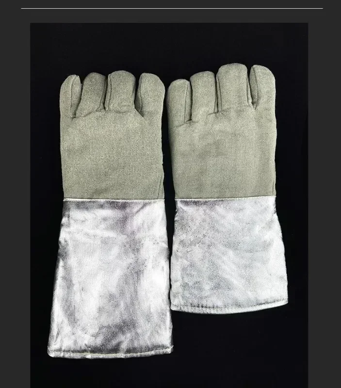1000°C Heat Resistant Anti-Scald Gloves Industrial Fireproof Insulation Gloves for Oven Baking