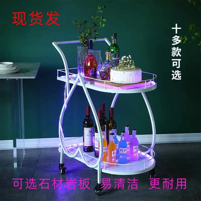 Bar luminous beverage truck, nightclub KTV wine delivery truck, mobile service, birthday cake truck, LED small cart