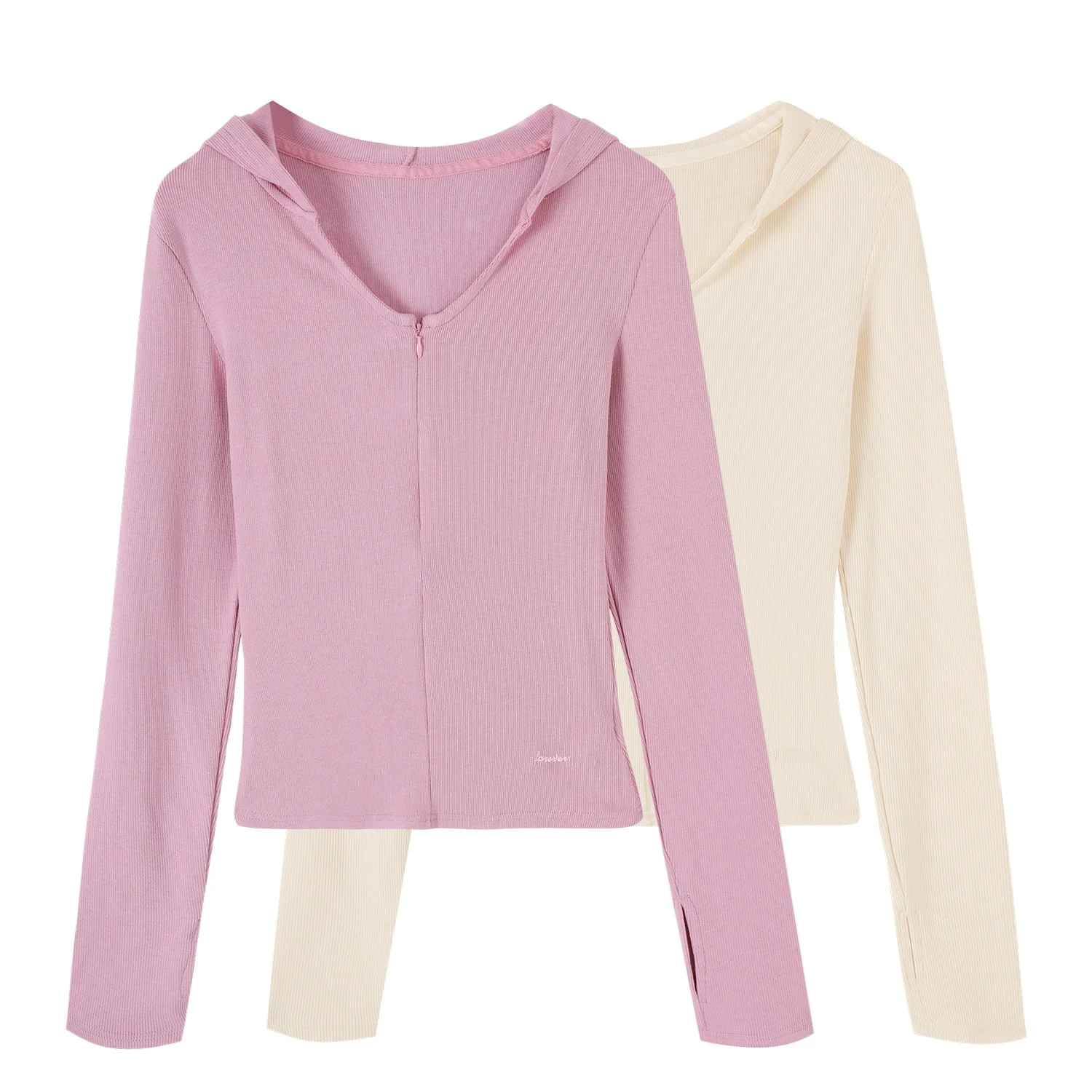 Casual Sport Yoga Inner Wear Hooded Open Cardigan Women's Autumn Winter Slimming Top Short Outerwear Straight Fit Long Sleeve