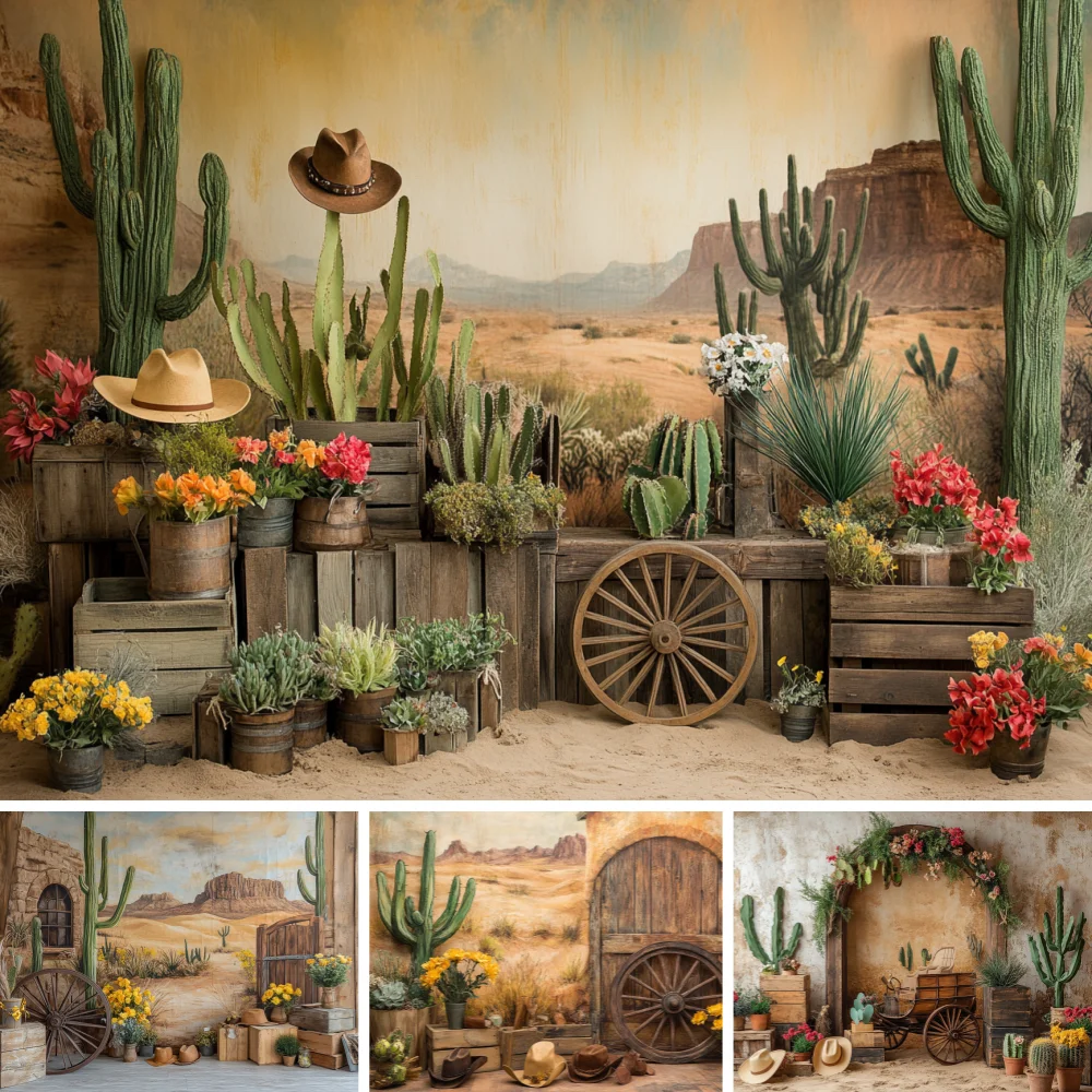 

Western Cowboy Photography Backdrop Wild West Rustic Farm Barn Wood House Saloon Baby Portrait Birthday Party Photo Backgrounds