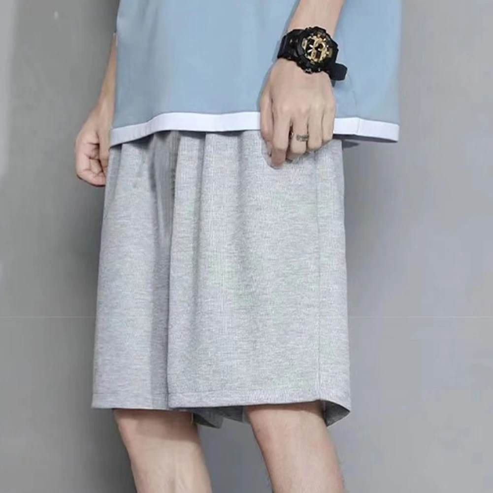 Szorty do noszenia na co dzień, szorty na wakacje, męskie szorty codzienne, szorty o regularnej długości, lekko elastyczne szorty, szorty w jednolitym kolorze