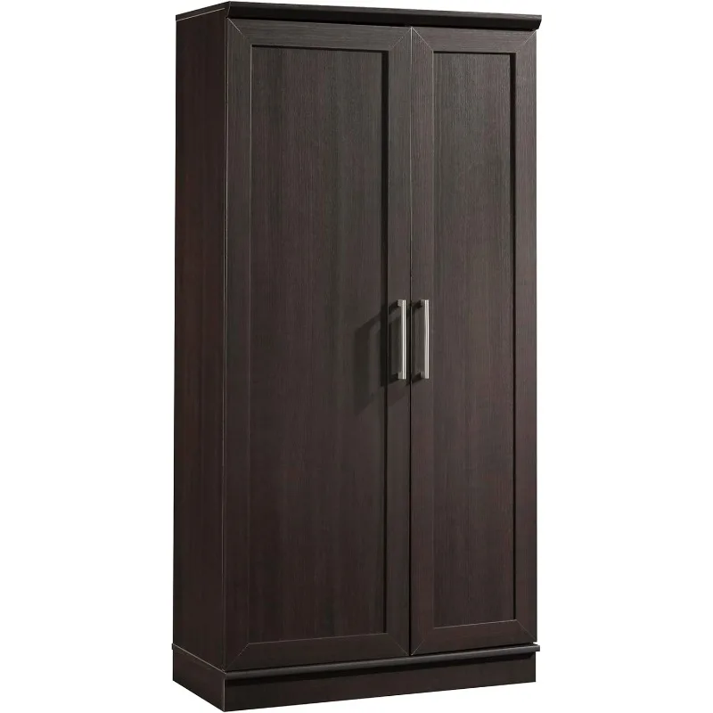 Storage Cabinet/ Pantry Cabinets Dakota Oak Finish  This Functional Cabinet Can Meet Your Storage Needs in A Variety of Rooms