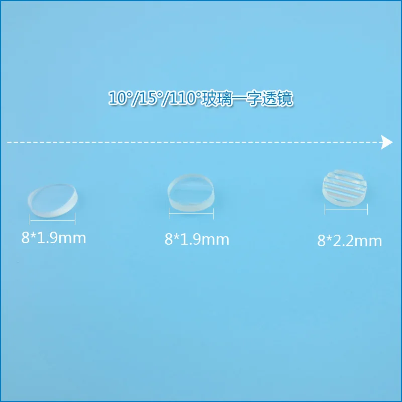 One-Line Laser Laser Lamp Lens 5Du To 160Du Resin Plastic Glass Powell One-Line Lens