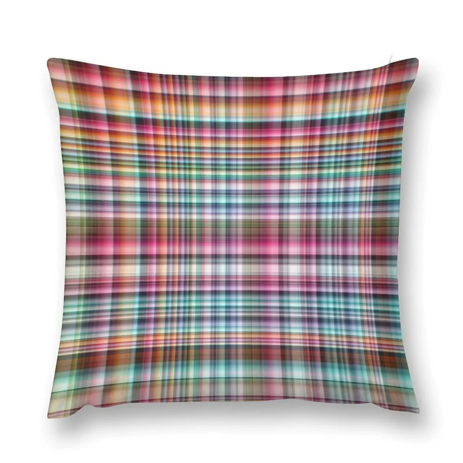 

Multicolored Plaid Throw Pillow ornamental pillows Sofa Decorative Covers Pillowcase Throw Pillow Covers pillow