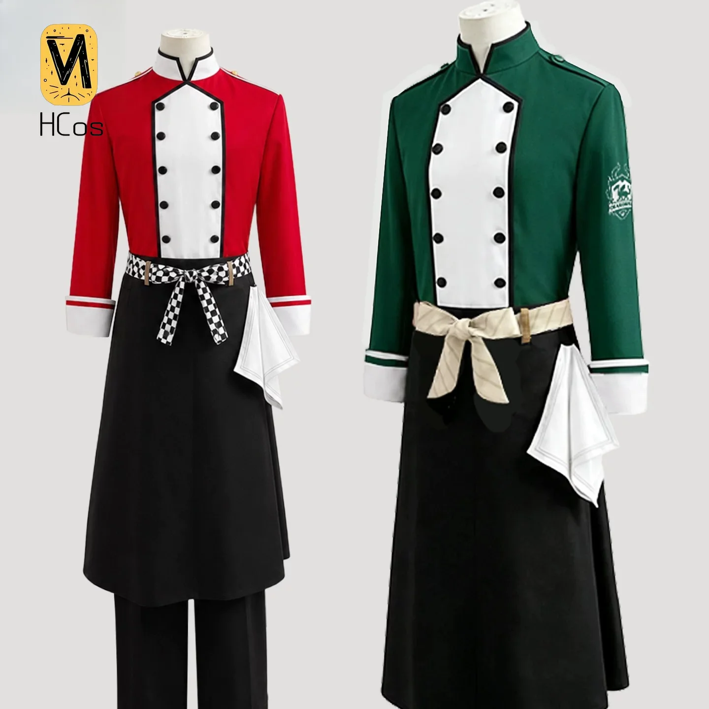 handmade-cos-outfit-twisted‑wonderland-cosplay-costume-silver-riddle-rosehearts-nrc-master-chef-ver-full-set-chef-uniform