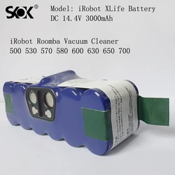 for iRobot Replacement Parts XLife Extended Life Replacement Battery Compatible with Roomba R3 500 600 700 800 R3 760 770 Series