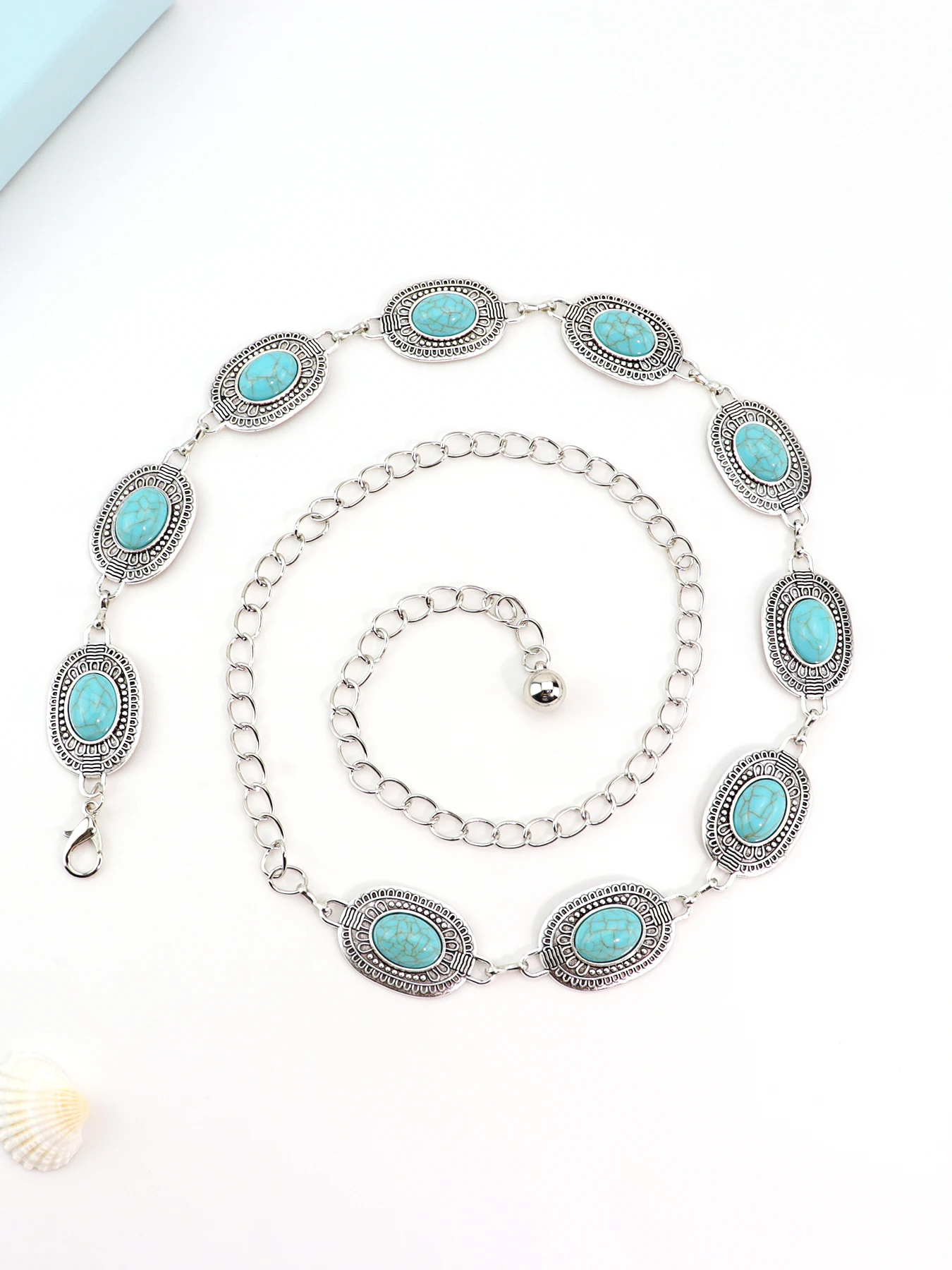 حزام بوهيمي على الطراز القديم، زخرفة منسوجة يدويًا للنساء، تنورة متعددة الاستخدامات، مزاج متخصص، شعور راقي، سلسلة خصر