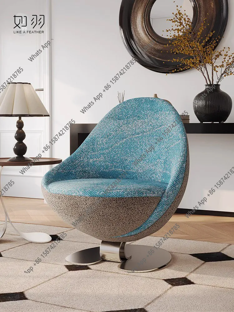 

Italian minimalist home creative modern minimalist designer leisure chair living room single sofa chair