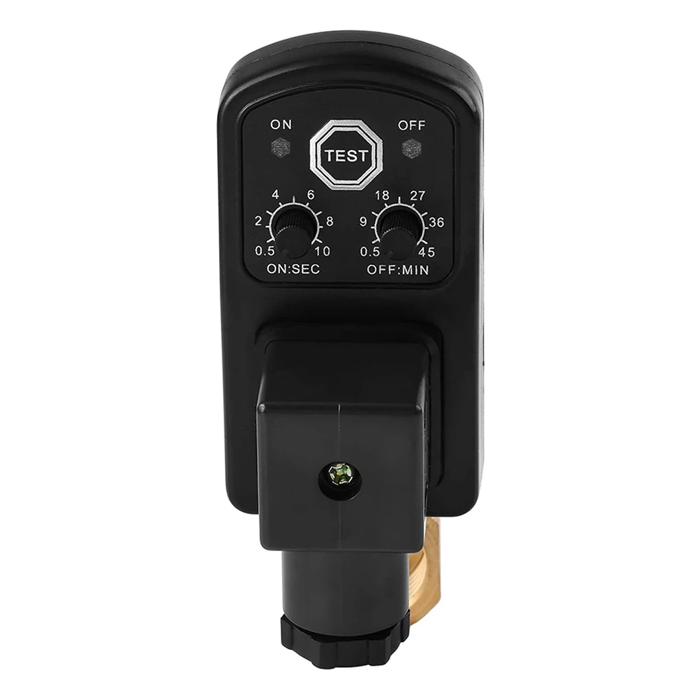 Valvola di scarico temporizzata elettronica automatica G1/2 DN15 per valvola di scarico solenoide di gestione condensa del compressore d'aria AC230V