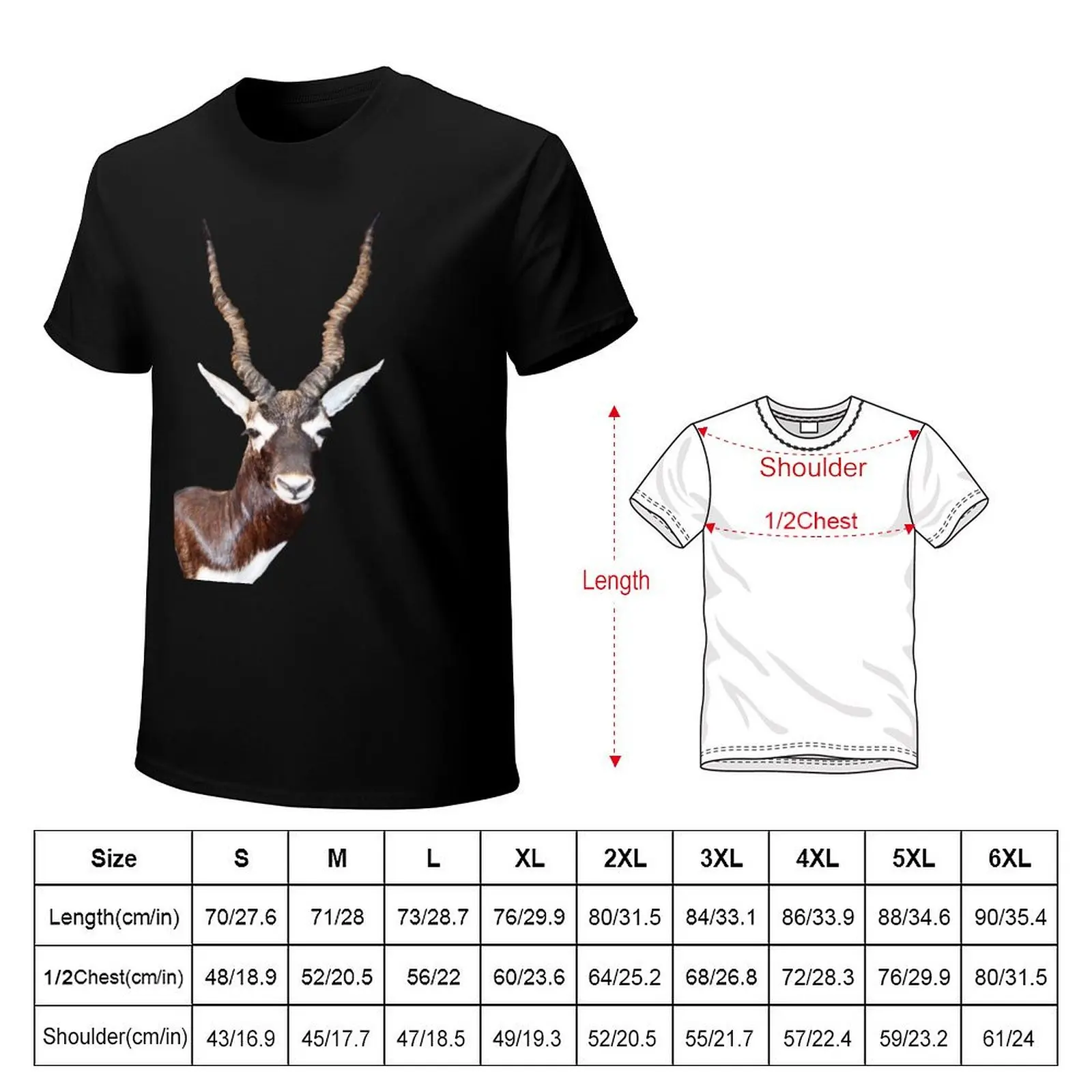 Texas Blackbuck Antelope - photo by Dody Denman T-Shirt man t shirts for men casual T-Shirt