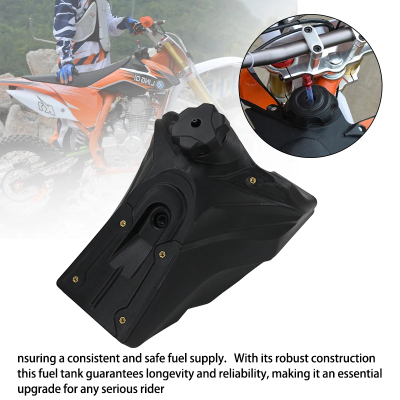 LINGQI سباق الدراجات النارية KT85 البلاستيك الديزل الغاز النفط خزان البنزين خزانات تخزين الوقود ل KT 85 الترابية دراجة الطرق غير الممهدة على الطرق الوعرة إندورو