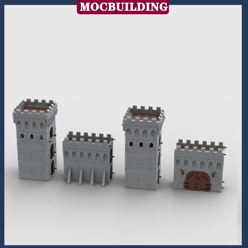 Modul Schloss Modell Baustein Montage MOC Film Architektur Sammlung Serie Puzzle DIY Spielzeug Geschenke