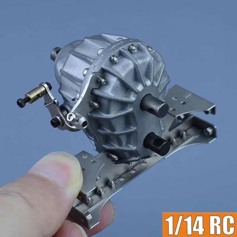 

1pcs Metal Simulation Transfer Case for 1/14 Tamiya SCANIA 770S VOLVO BENZ MAN TGX LXY RC Truck Car Accessories RC Car