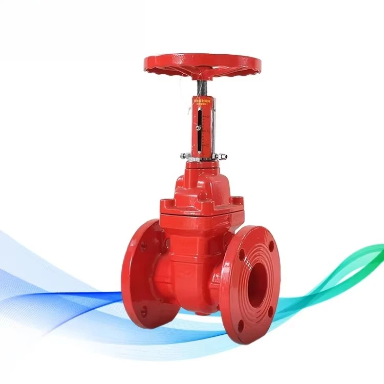 Manual Flanged Factory Direct Hard Sealing Non Rising Stem Gate Valve for Water with Opening Indicator