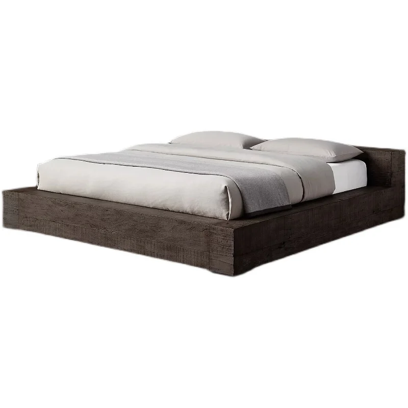 *Soild Wooden Platform Bed Bedroom Furniture Bed Double Bed
