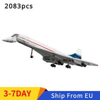 New 2083Pcs Airbus Big Airplane Building Block Model Set Compatible Assembly Assembly Brick Toys for Children Toys Adult Toys