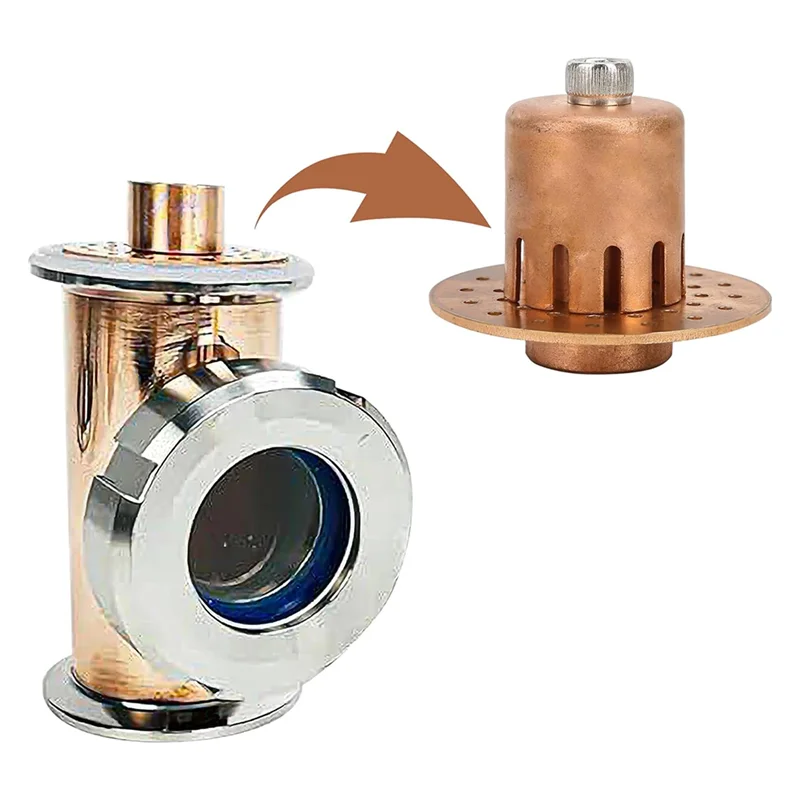 2 Inch OD54mm Copper Bubble Plate Reflux Column Accessory Home Brewing Distillation Tower Internal Fitting
