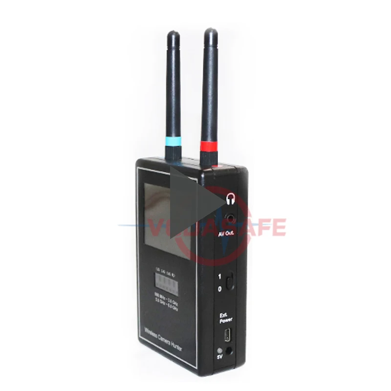 Wireless Motion Camera Detector Rf Camera Signal Detector Detecting 1.2 GHz 2.4 GHz 5.8 GHz Three Bands Cycle Scanning