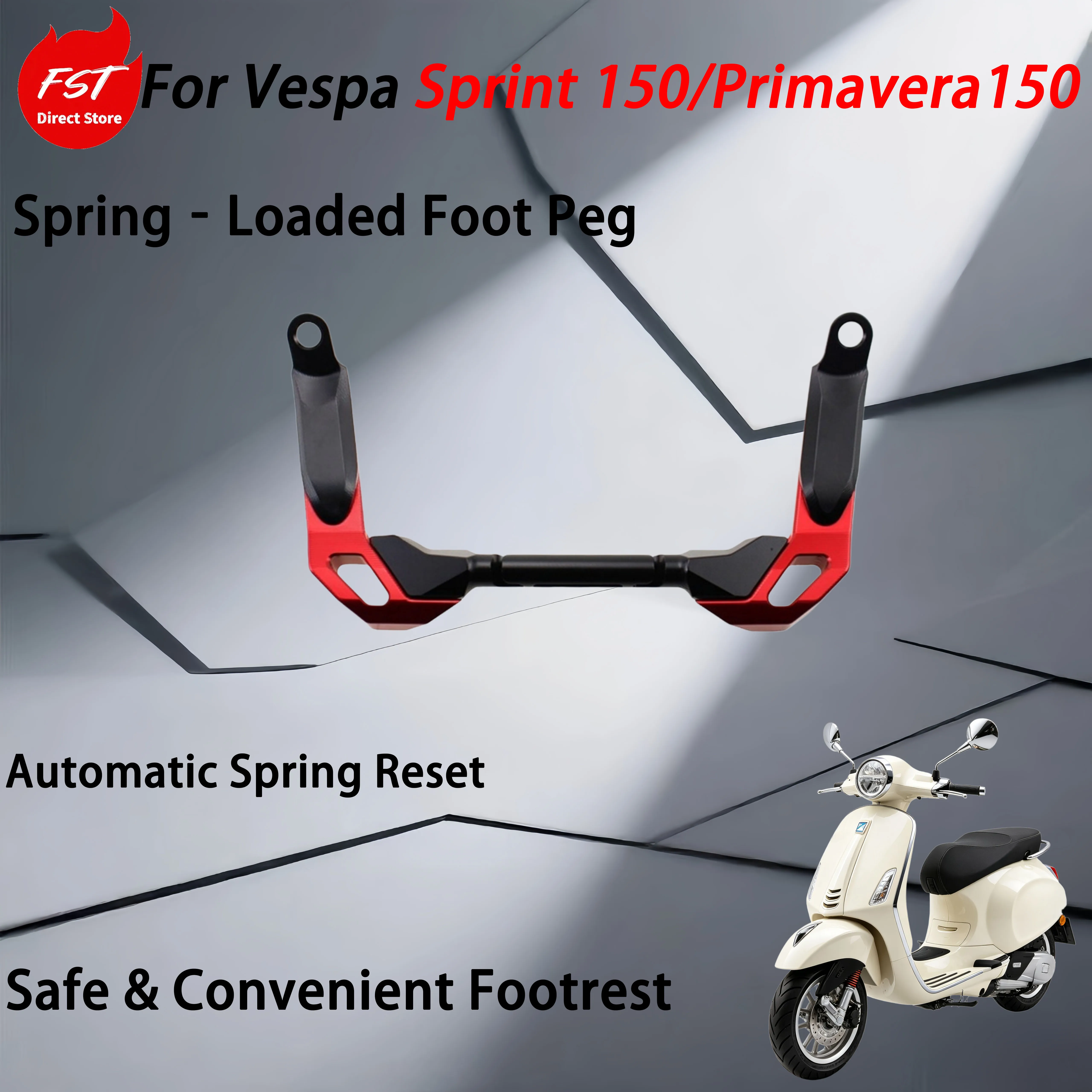 For Vespa Sprint 150/Primavera 150 modification accessories - child handrail crossbar compatible with windscreen