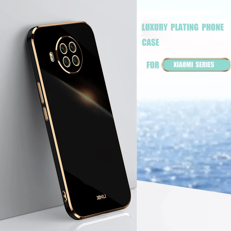 Luxury Plating Phone Case On For Xiaomi Mi 10t Lite 5G 10 T 10tlite Xiomi Mi10t Pro Mi 11 11i Ultra Silicone Coque Back Cover