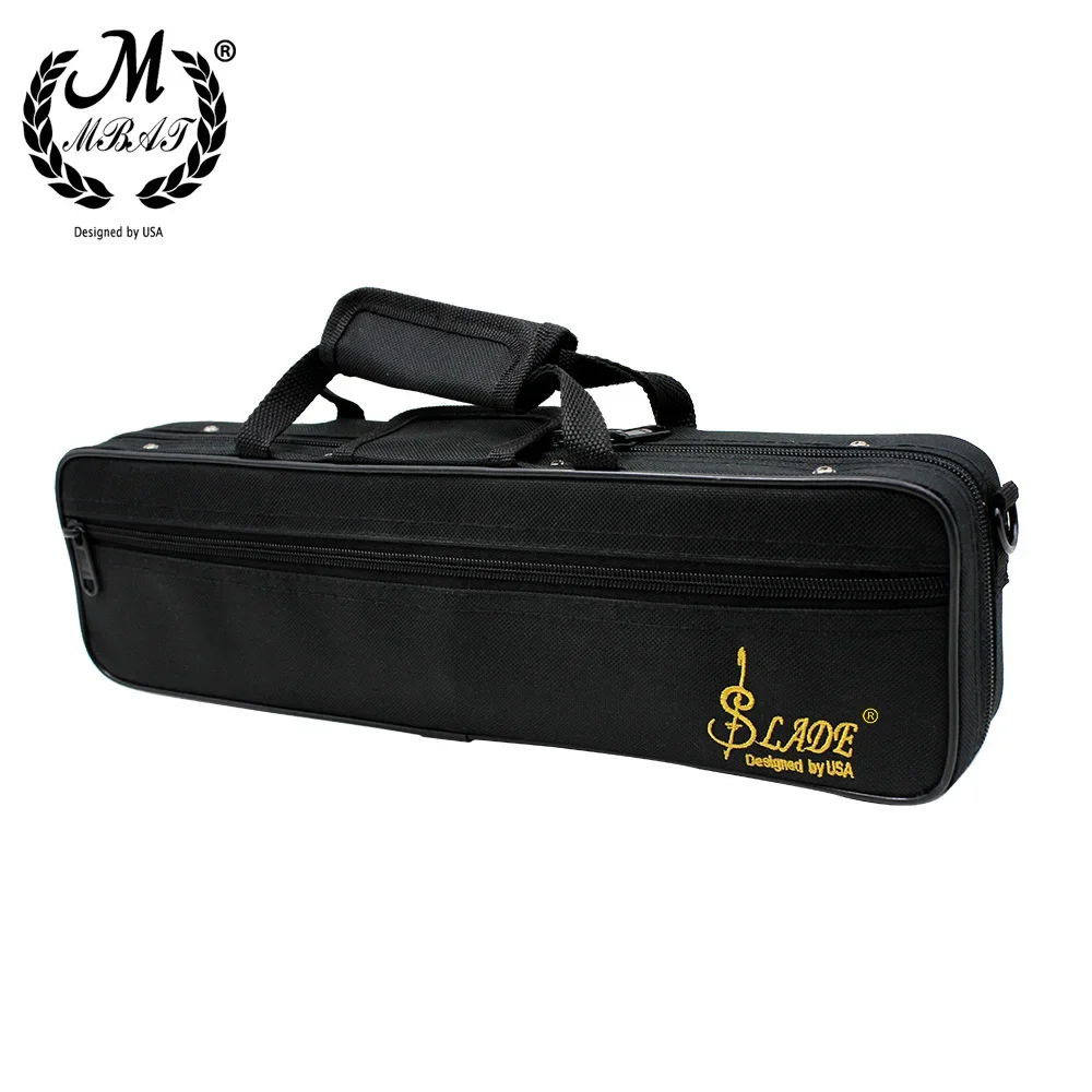 M MBAT Portable Flute Bag 600D Waterproof Oxford Cloth Flute Case Storage Box Handbag With Strap Musical Instrument Accessories