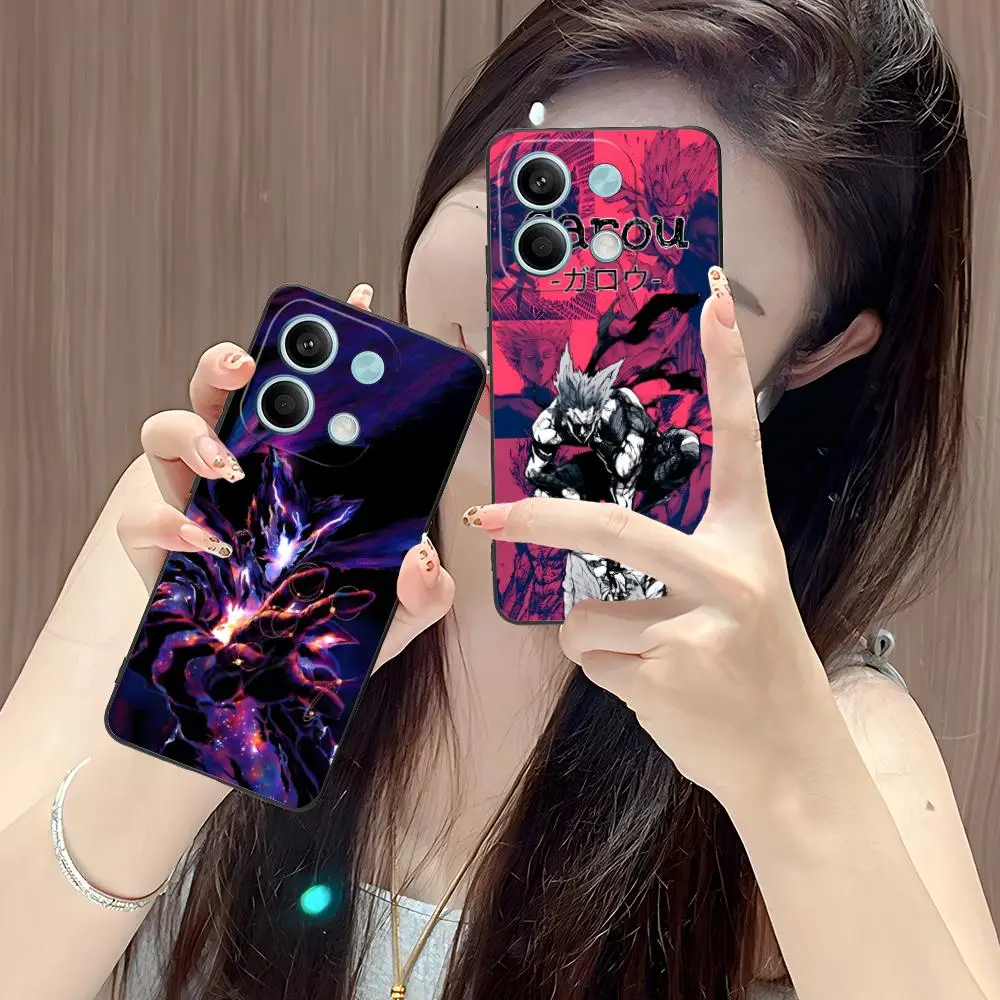 

Чехол для мобильного телефона Punch Man Garou для POCO M6 M5 M4 M3 X7 X6 X5 X4 X3 F6 F5 F4 Pro GT 5G с цветной печатью, защитный красивый чехол