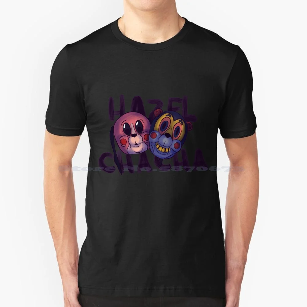 Hazel & Cha Cha-Black T Shirt 100% Cotton Tee The Umbrella Academy Tua Chacha Hazel Umbrella Academy Cha Cha Umbrella Academy