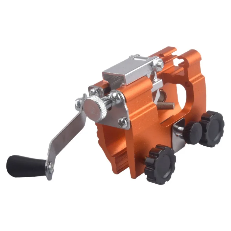 Portable Household Hand Cranked Chain Grinder Accessories, Electric Chain Saw Chain File Grinding Tool