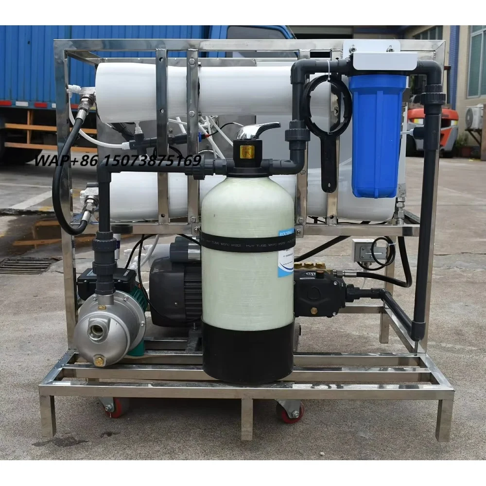 1000LPD China Salt Sea Water Treatment Plant RO Small Desalination Machines Cost Portable Seawater Equipment Systems for Boat