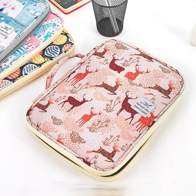 

96/192 Holes Cat Pencil Case School For Girls Boys Large Capacity Cartridge Supplies Cute Kawaii Pen Bag Big Stationery Box Kit