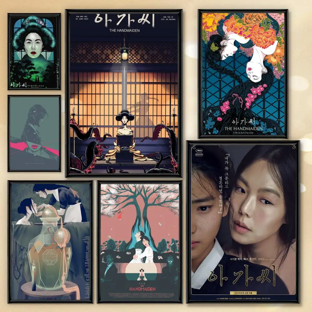 Film The Handmaiden Poster HD PVC wasserdichte Wandkunst – selbstklebend wiederverwendbar für Home Office Bar