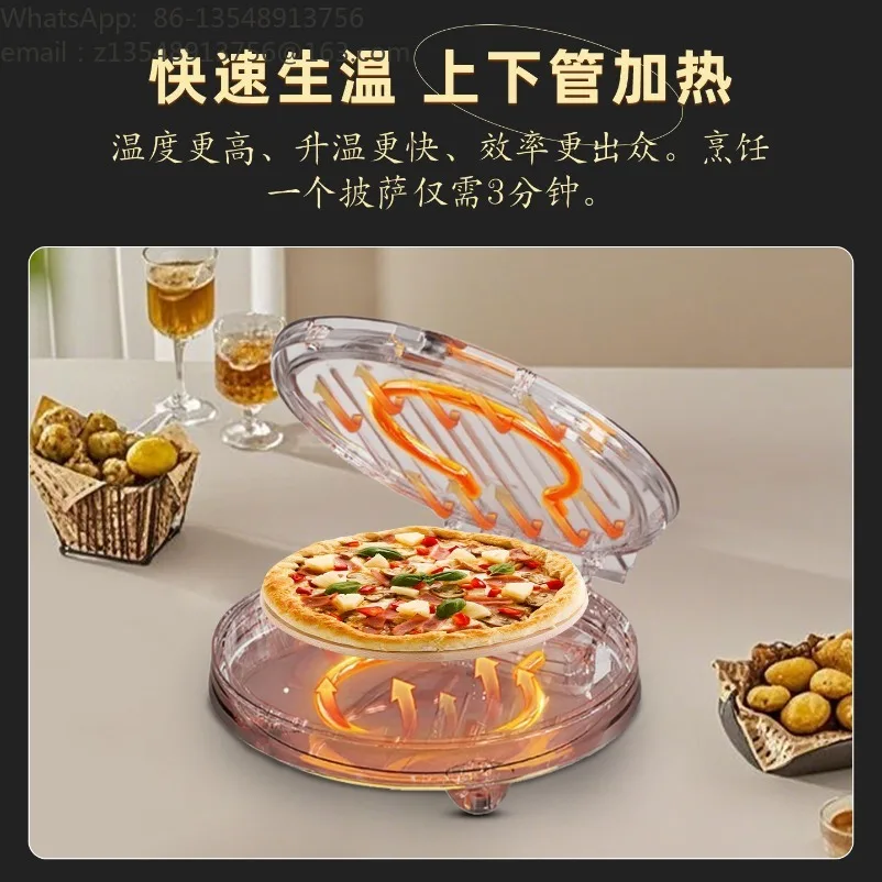 Pizza machine Electric cake pan Stone baking pan Double electric pizza oven Pancake machine Oven