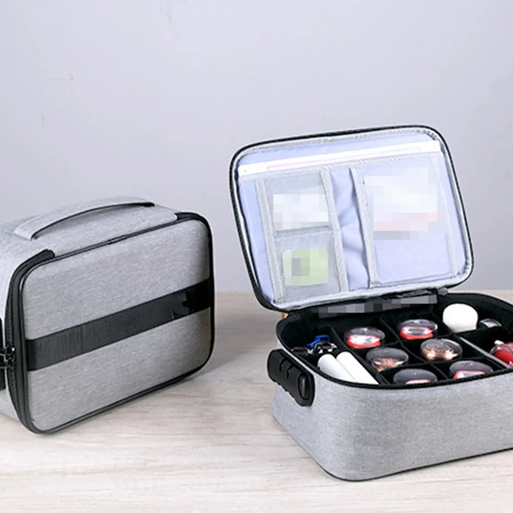 1Pcs Heavy Duty Stamp Storage Box for Stamper Trays Multiple Compartments Sturdy Compartment Storage Box Portable Organizer