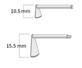 E type Vertical Swing Saw Handpiece 1.8mm Reciprocating Bone Cutting 4:1 Low Speed den tal im plant Instruments