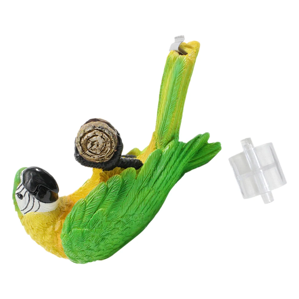 

Cute Parrot Shaped Holder Large Capacity Stable Base Office Home Use Resin Statue Washi Tape Cutter Desk Accessories Fun Novelty