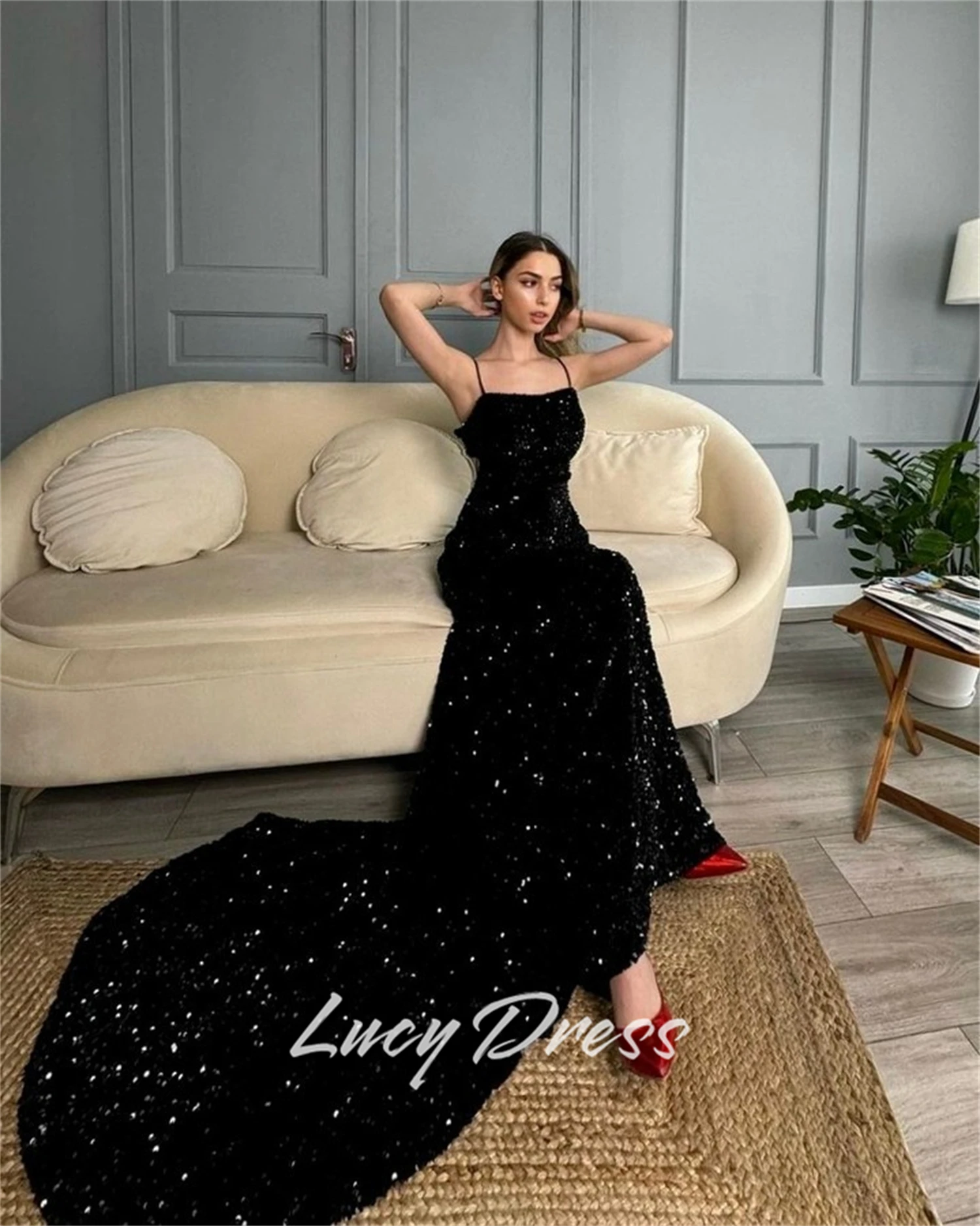 

Lucy Customized Prom Dress Wedding Evening Dress Woman Luxurious Evening Dresses 2025 Luxury Sharon Happy Dresses Elegant Gowns